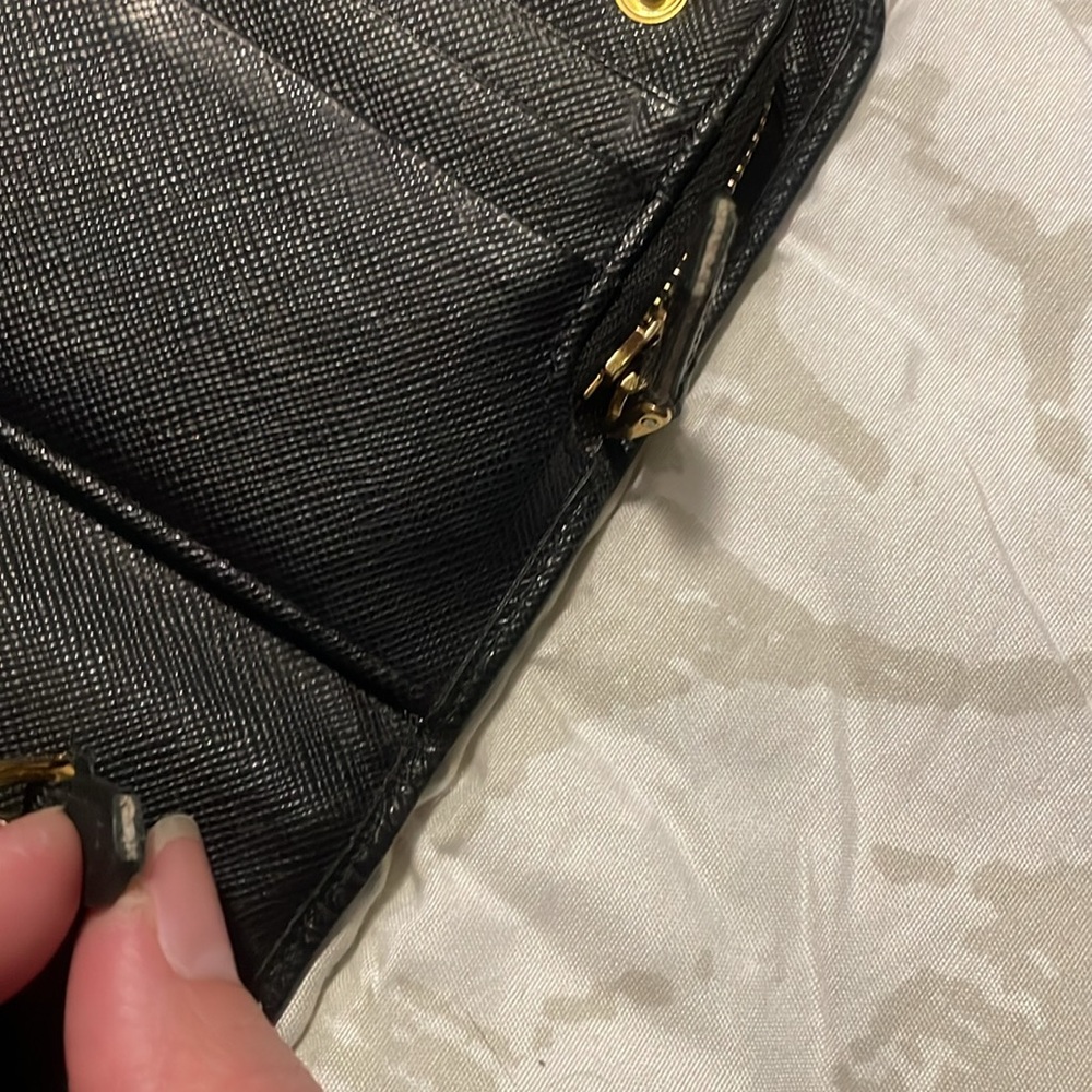 Prada Saffiano Leather Continental Wallet - Picture 16 of 16